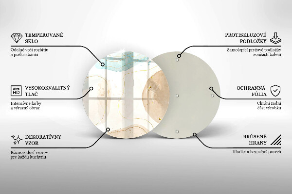 Protection plaque induction Taches bohèmes et or