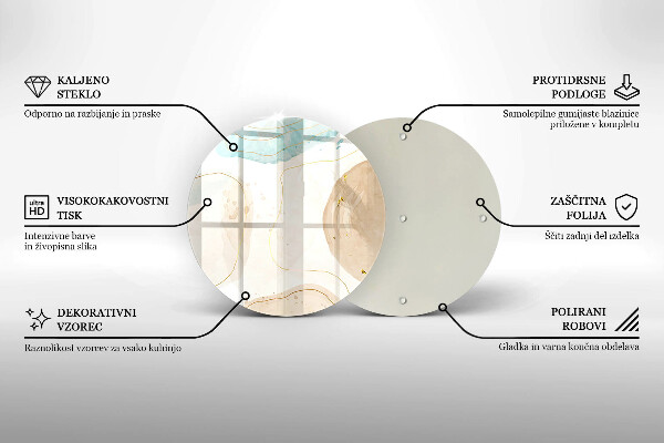 Protection plaque induction Taches bohèmes et or