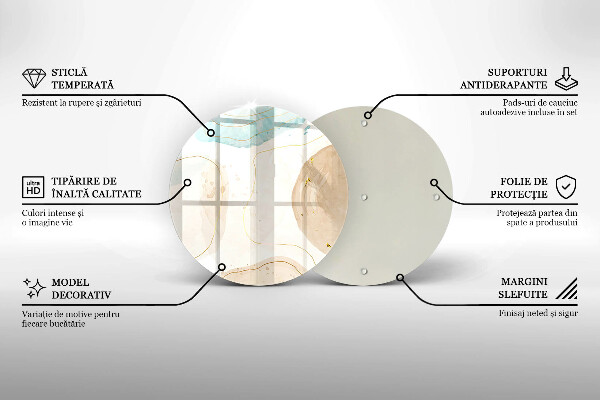 Protection plaque induction Taches bohèmes et or