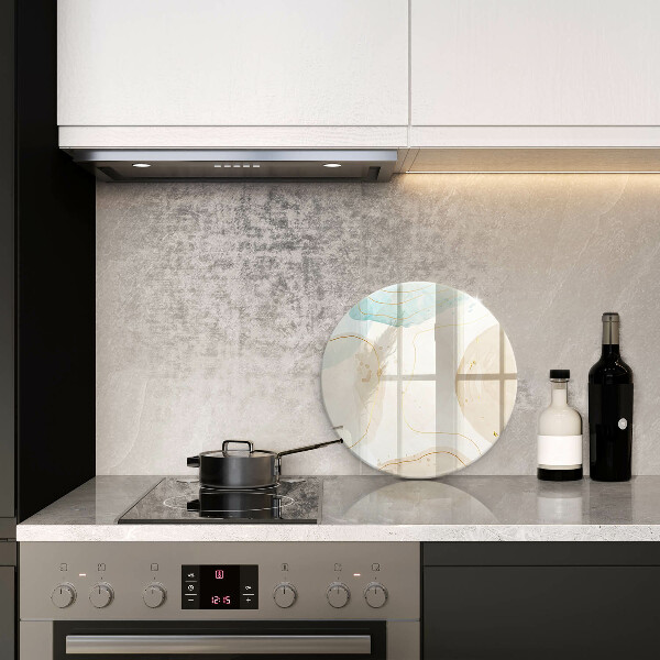 Protection plaque induction Taches bohèmes et or