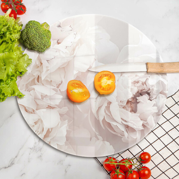 Protection plaque induction Pivoines pastel