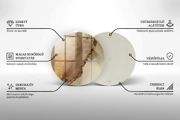 Protection plaque induction Abstraction de l'or