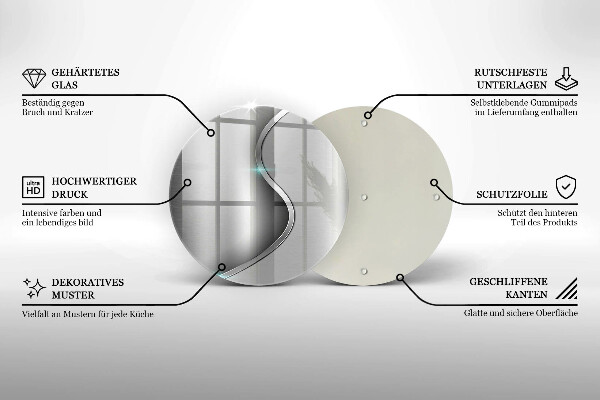 Protection plaque induction Métal argenté abstrait