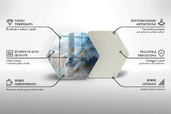 Cache plaque de cuisson Texture de marbre