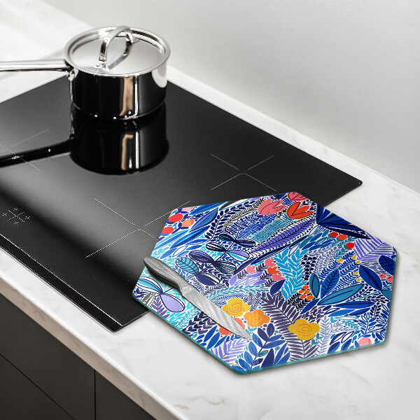 Protection plaque induction Prairie peinte