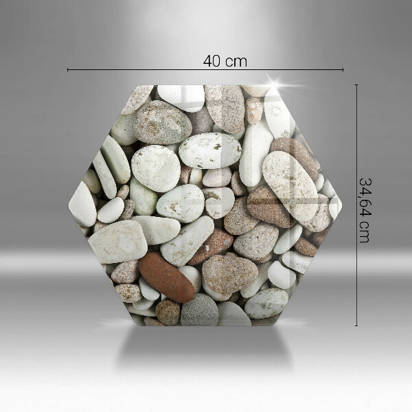 Cache plaque de cuisson Fond de petites pierres