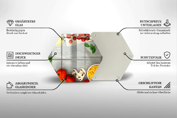 Cache plaque de cuisson Nourriture de cuisine
