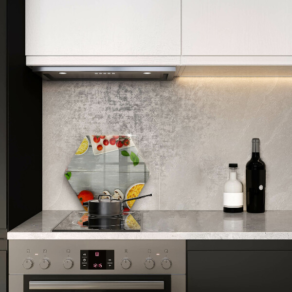 Cache plaque de cuisson Nourriture de cuisine