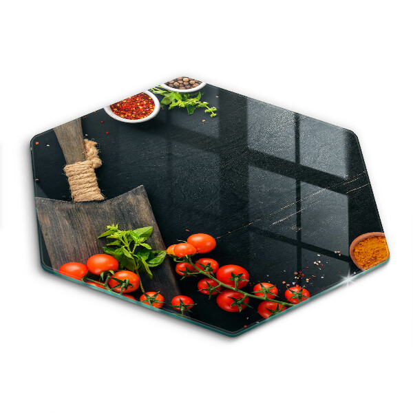 Cache plaque de cuisson tomates cerises