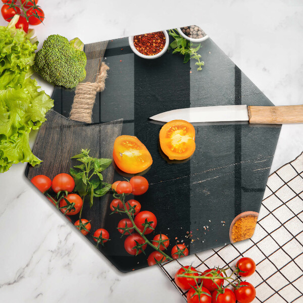 Cache plaque de cuisson tomates cerises