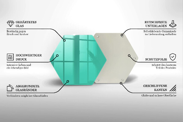 Protège plaque de cuisson Couleur verte