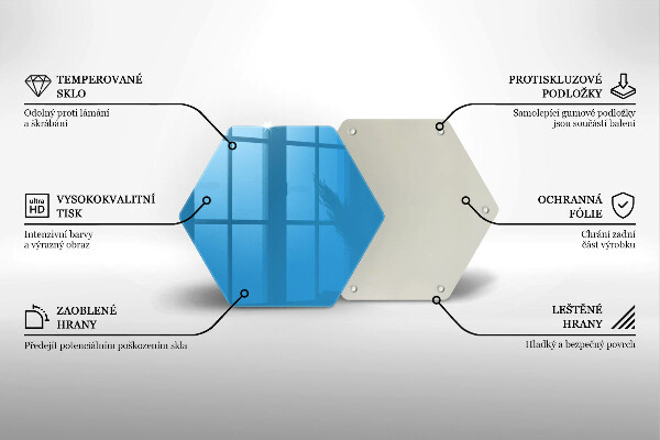 Protège plaque de cuisson Couleur bleue