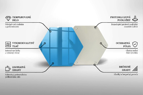 Protège plaque de cuisson Couleur bleue