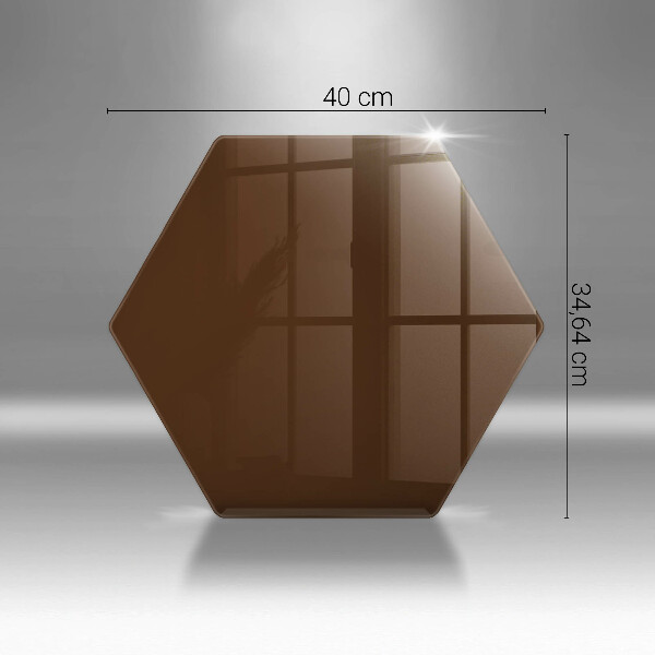 Protège plaque de cuisson marron