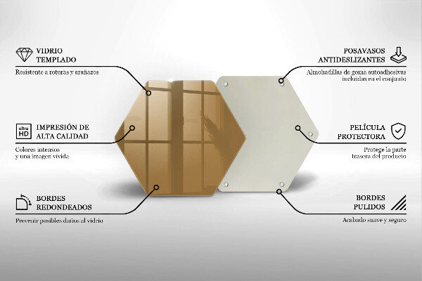 Protège plaque de cuisson Couleur beige