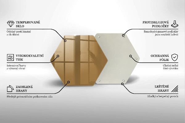 Protège plaque de cuisson Couleur beige