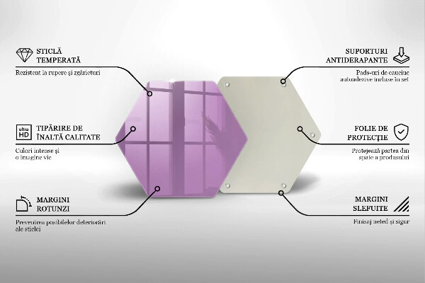 Protège plaque de cuisson Couleur violette