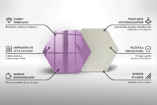 Protège plaque de cuisson Couleur violette