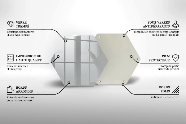 Protège plaque de cuisson Couleur grise