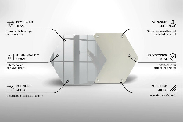 Protège plaque de cuisson Couleur grise