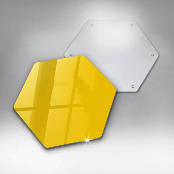 Protège plaque de cuisson Jaune