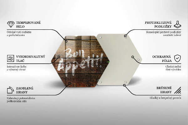 Cache plaque de cuisson Panneaux d'inscription Bon Appetit