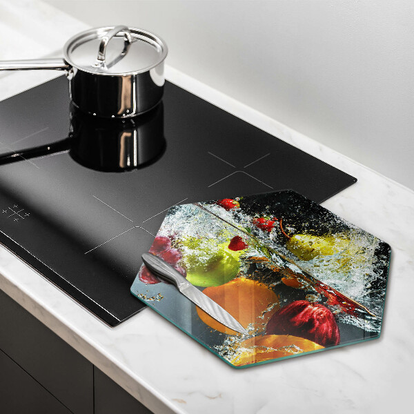 Cache plaque de cuisson Fruits juteux dans l'eau