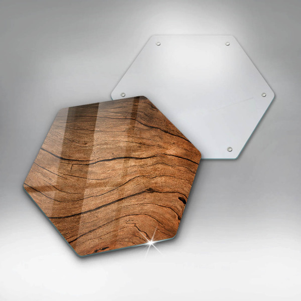 Cache plaque de cuisson Texture de planche de bois