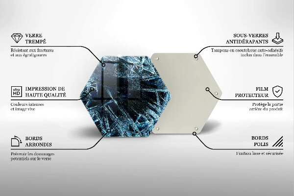 Cache plaque de cuisson Structure de glace piquante