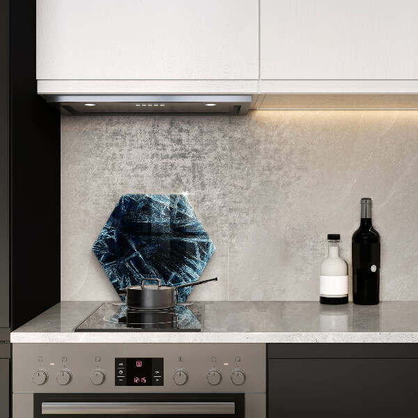 Cache plaque de cuisson Structure de glace piquante