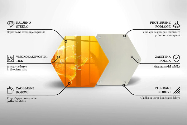 Cache plaque de cuisson Fruit orange juteux