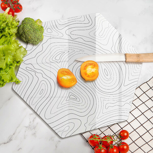 Cache plaque de cuisson Formes abstraites