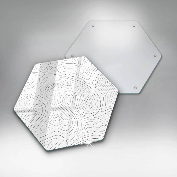 Cache plaque de cuisson Formes abstraites