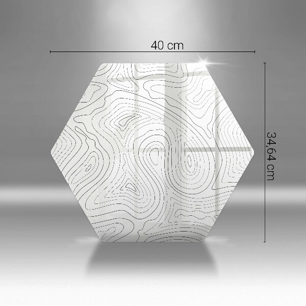 Cache plaque de cuisson Formes abstraites