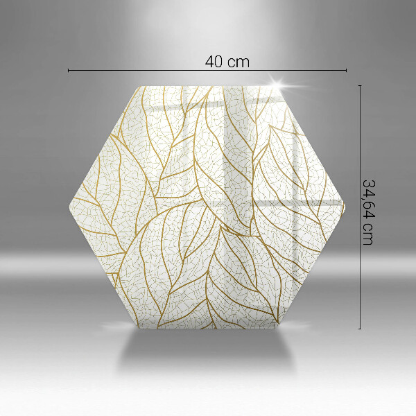 Cache plaque de cuisson Modèle de feuilles de dessin au trait