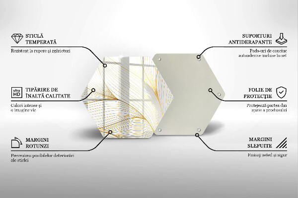 Cache plaque de cuisson Modèle de lignes modernes