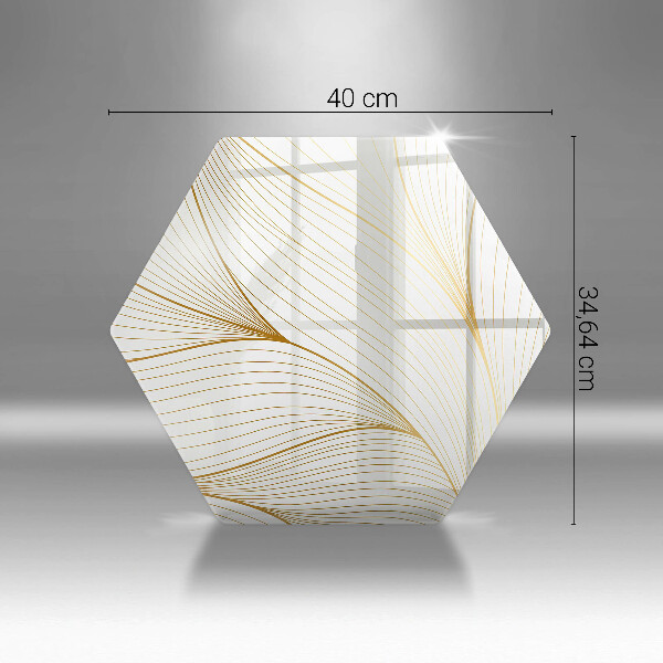 Cache plaque de cuisson Modèle de lignes modernes