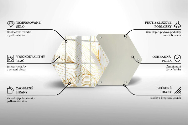 Cache plaque de cuisson Modèle de lignes modernes