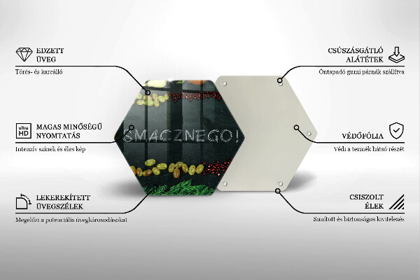 Cache plaque de cuisson Inscription Bon appétit !