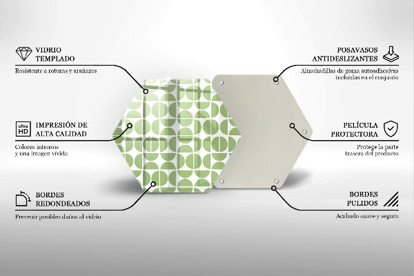 Cache plaque de cuisson Modèle de formes bohèmes