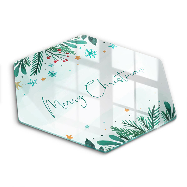 Cache plaque de cuisson Merry Christmas