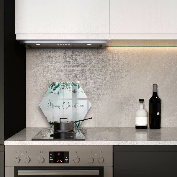 Cache plaque de cuisson Merry Christmas