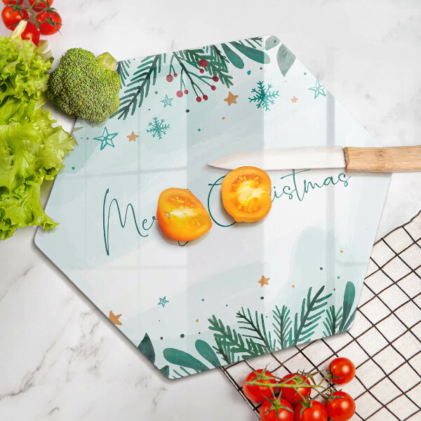 Cache plaque de cuisson Merry Christmas