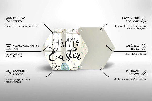 Cache plaque de cuisson Happy Easter