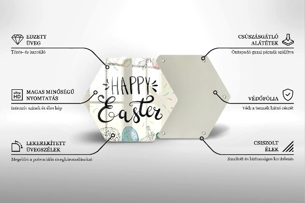Cache plaque de cuisson Happy Easter