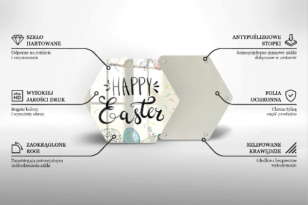 Cache plaque de cuisson Happy Easter