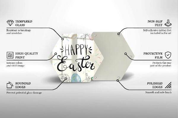 Cache plaque de cuisson Happy Easter
