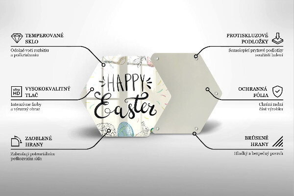 Cache plaque de cuisson Happy Easter