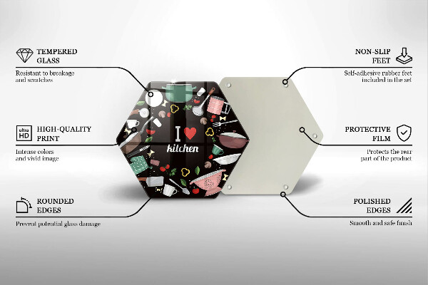 Cache plaque de cuisson Illustration J'aime la cuisine