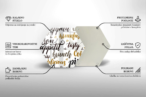 Cache plaque de cuisson Bon appétit sous-titres